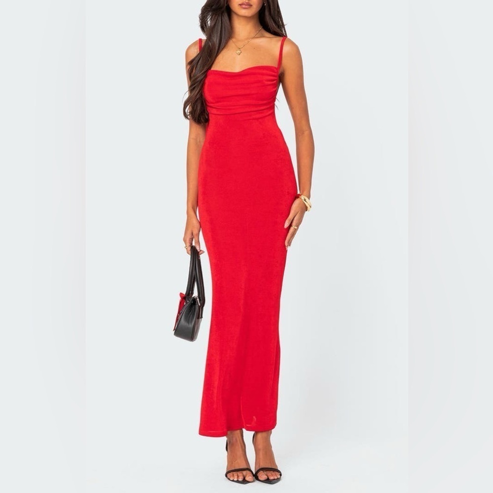 EDIKTED CLEO OPEN BACK MAXI DRESS View 2